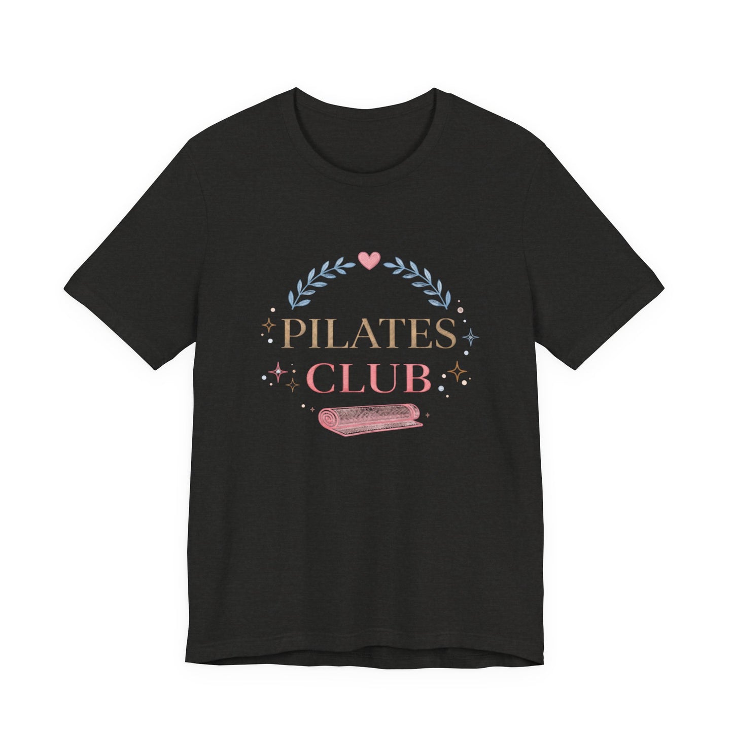 Pilates Club T‑Shirt — Cute Pastel Yoga Mat Tee for Pilates Lovers