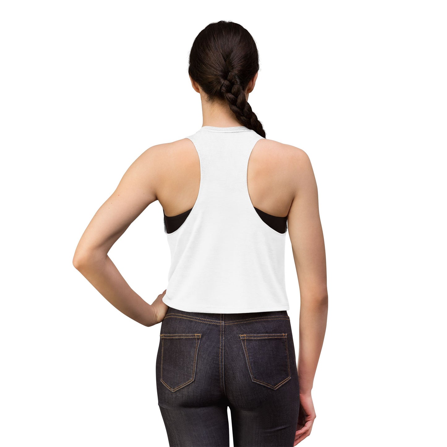 Pilates Reformers Crop Tank — "When they say engage your core (I am trying)"