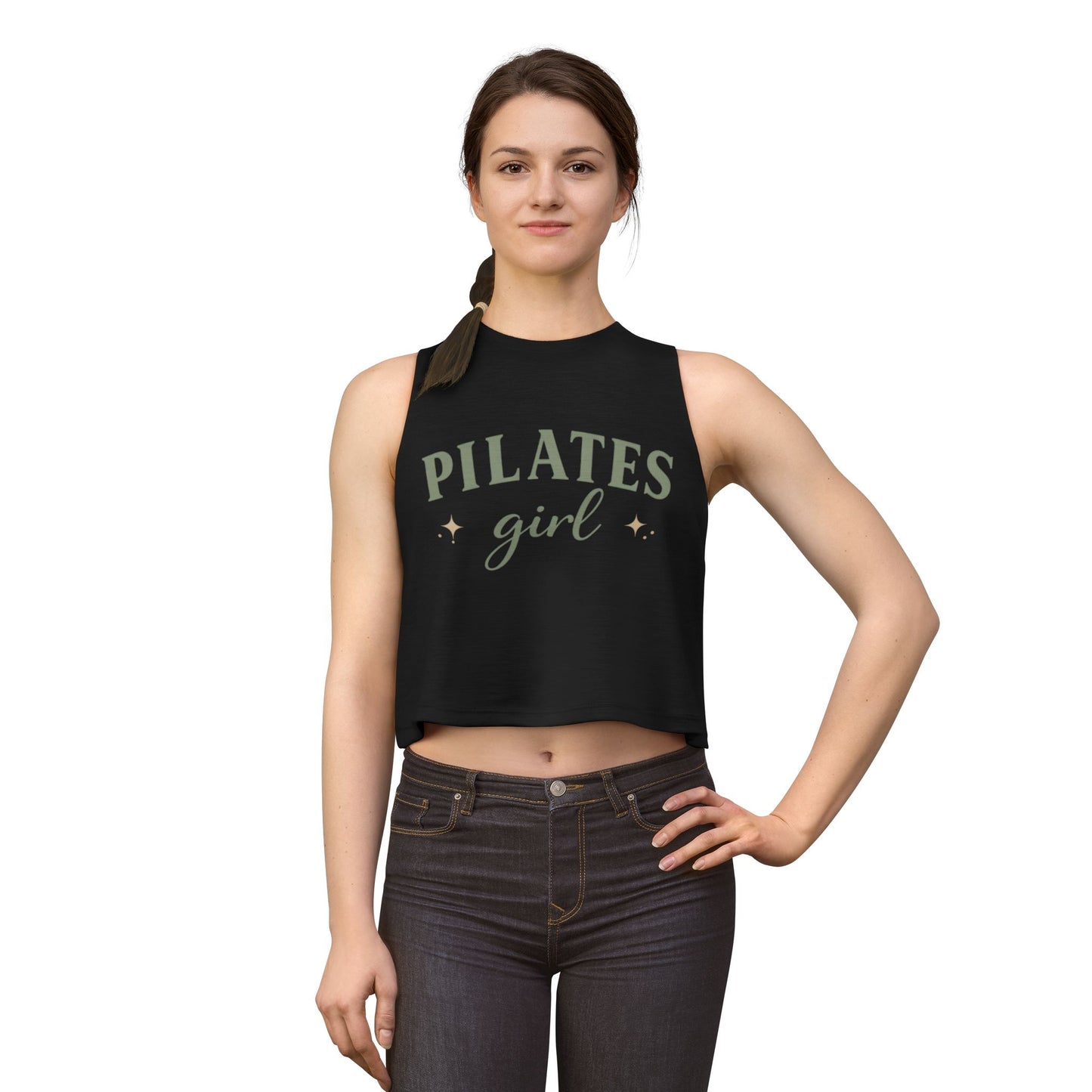 Bodybar Lounge Crop Top — "This Is My Kind of Hour" Relaxed Tank for Women