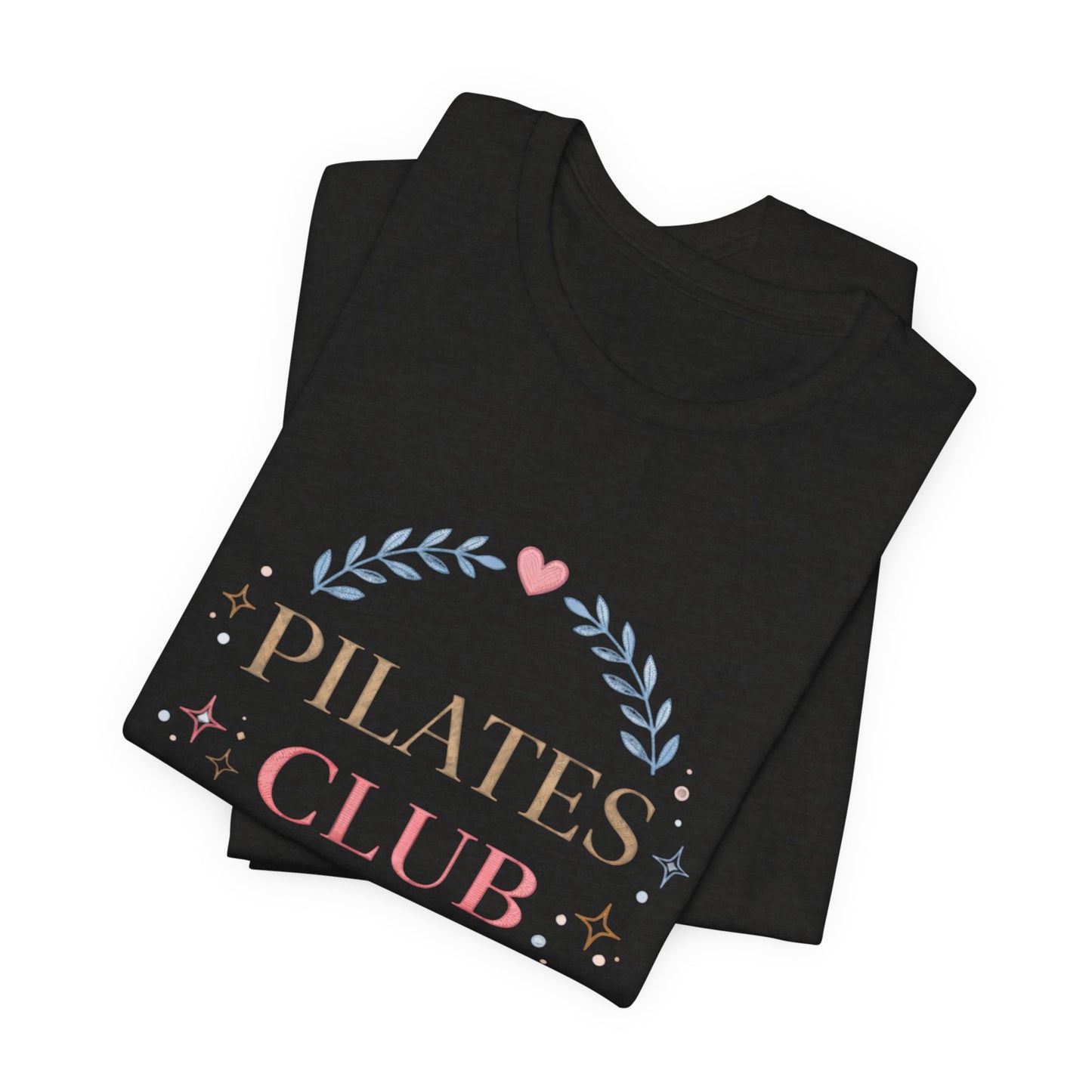 Pilates Club T‑Shirt — Cute Pastel Yoga Mat Tee for Pilates Lovers