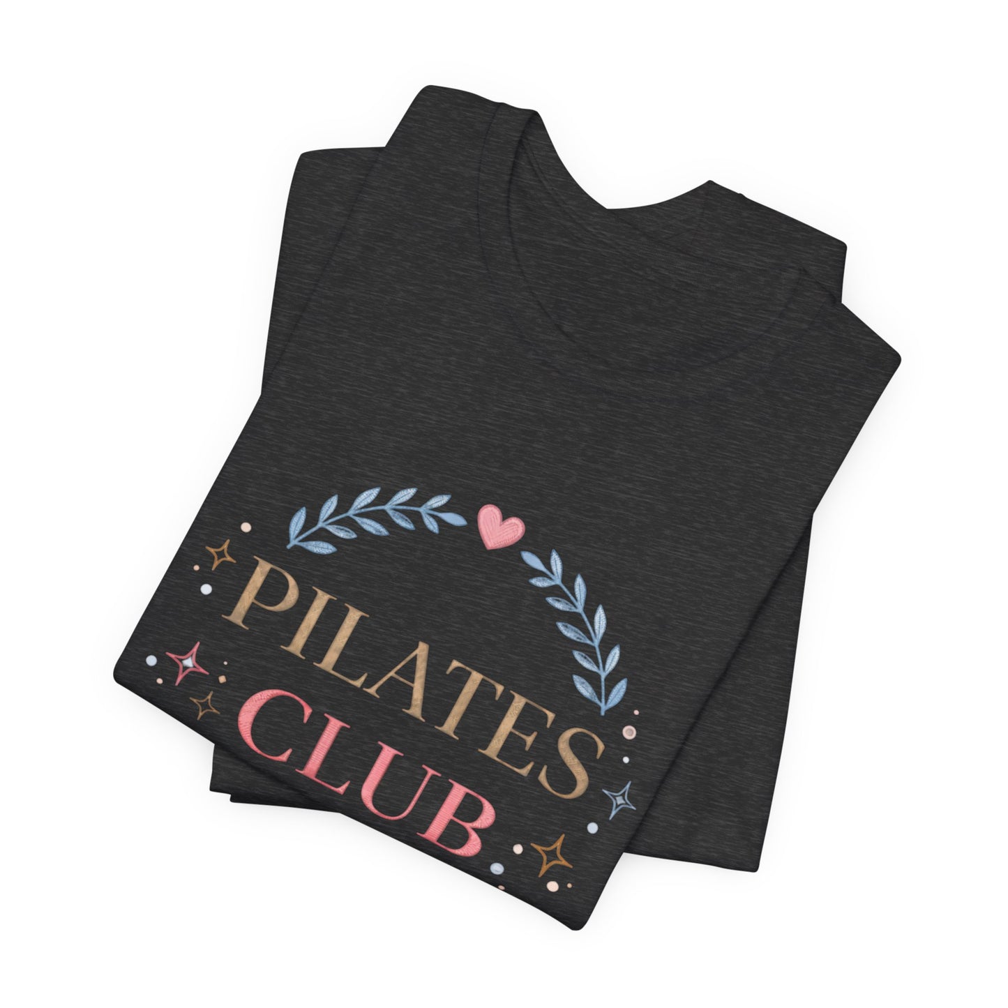 Pilates Club T‑Shirt — Cute Pastel Yoga Mat Tee for Pilates Lovers