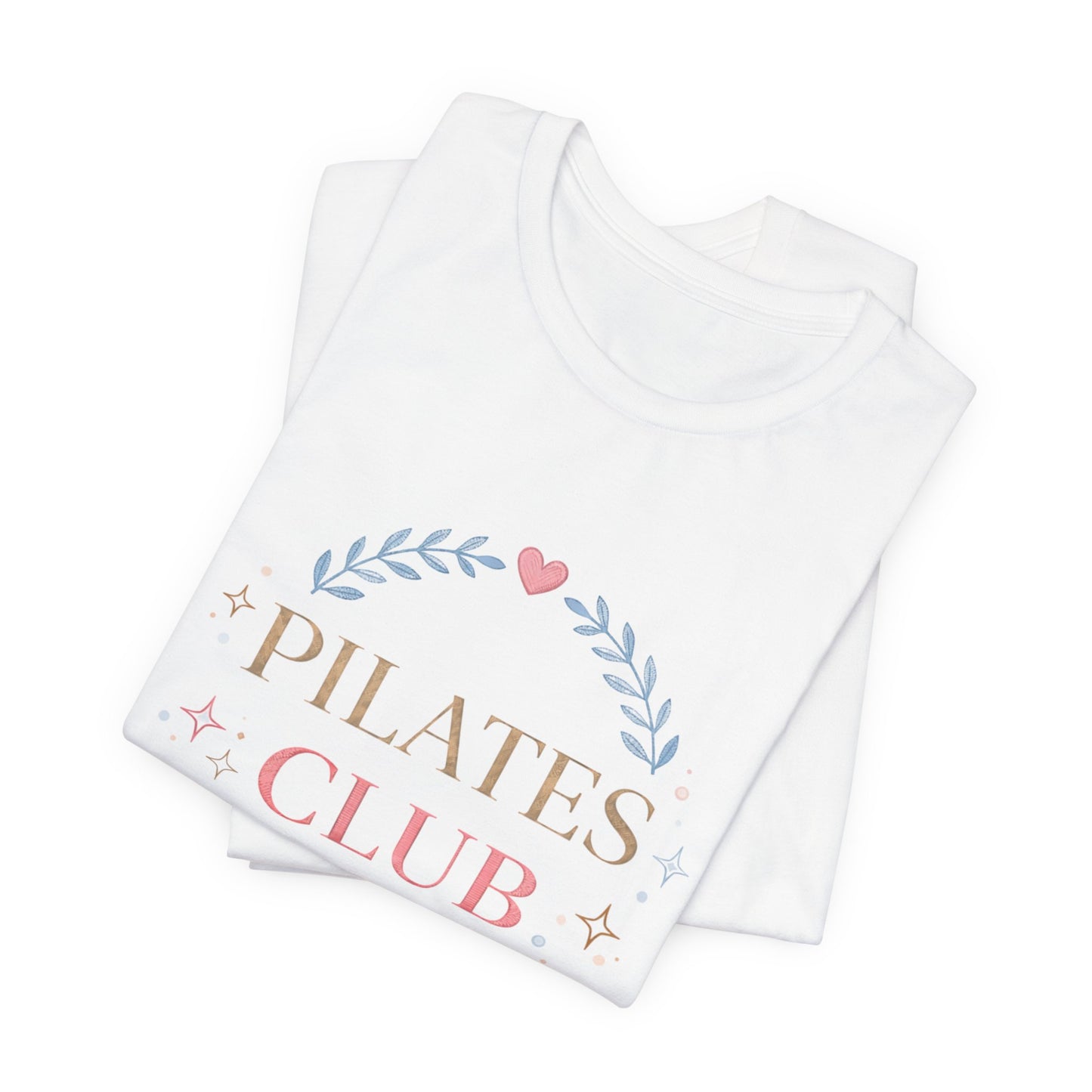 Pilates Club T‑Shirt — Cute Pastel Yoga Mat Tee for Pilates Lovers
