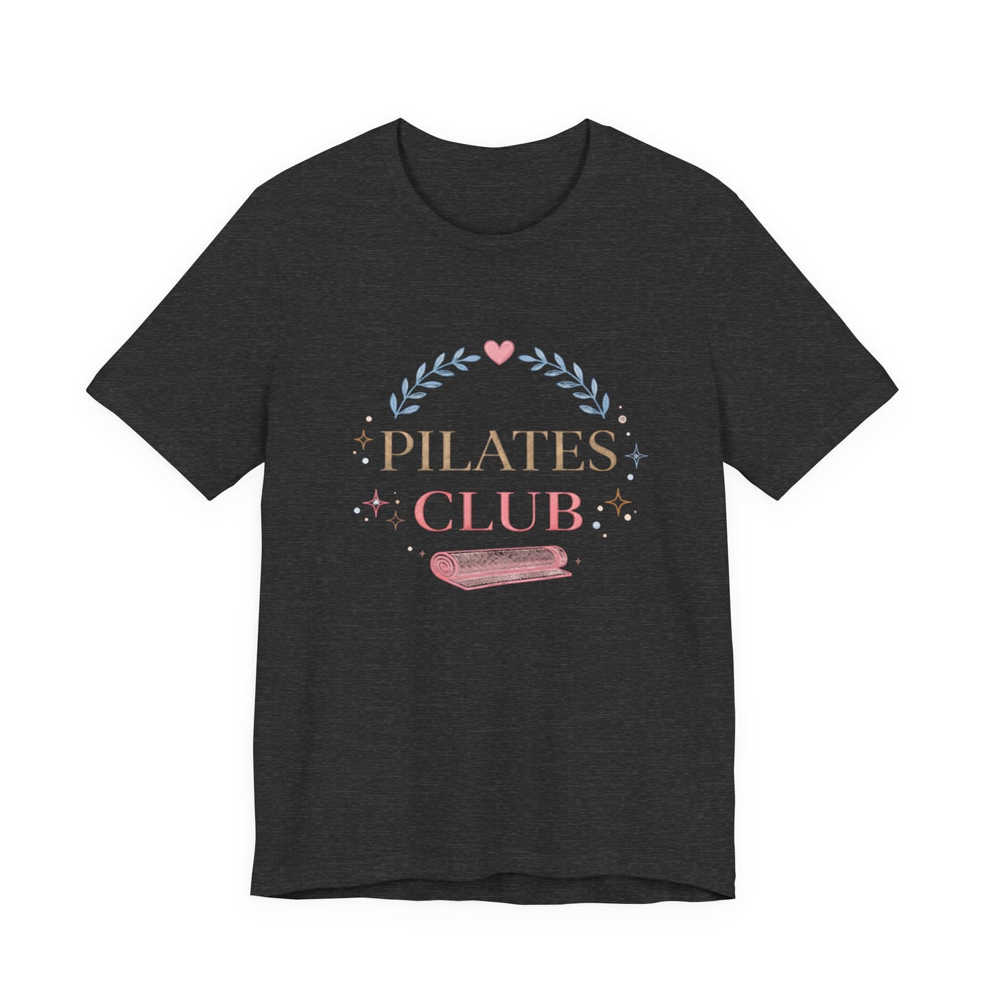 Pilates Club T‑Shirt — Cute Pastel Yoga Mat Tee for Pilates Lovers